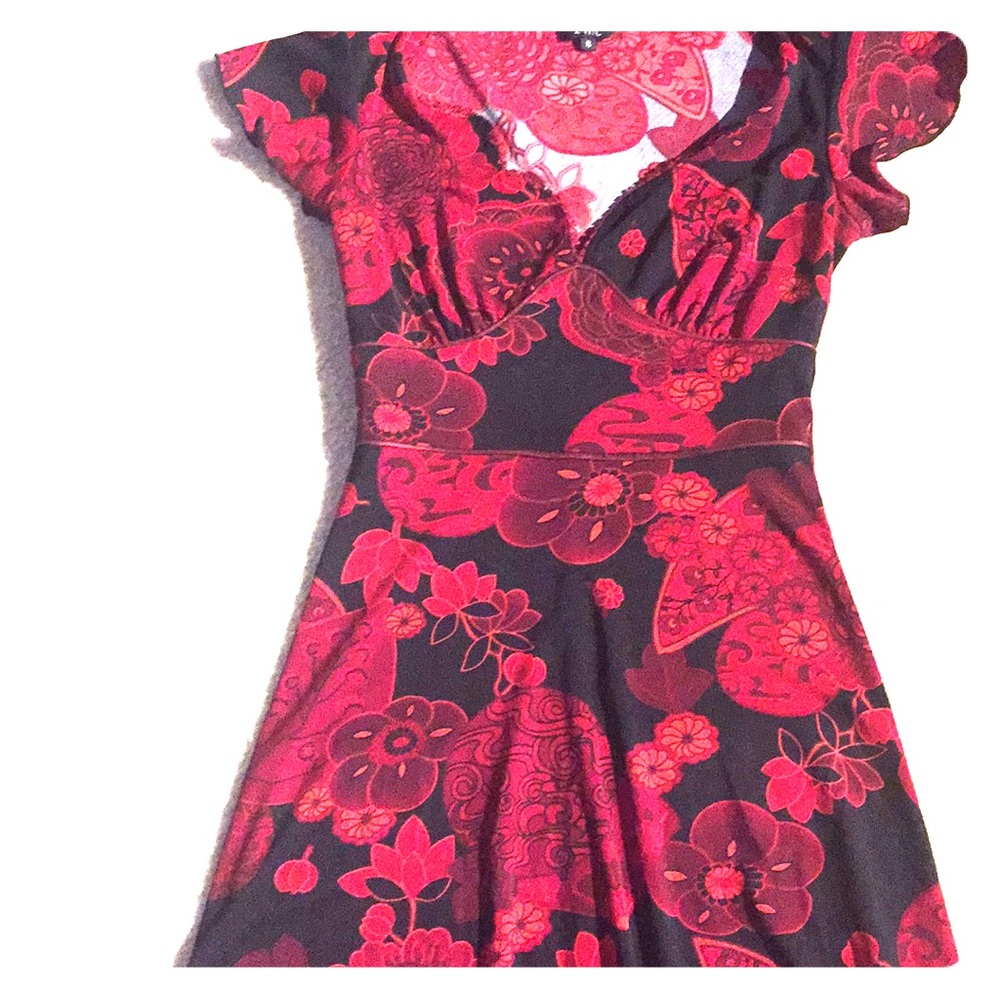 Romantic red dress